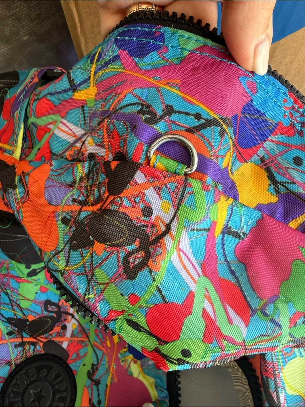 Kipling art party hike backpack